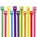 Swivel 8 in. No.of 40 Fluorescent Pink Cable Ties SW2196632